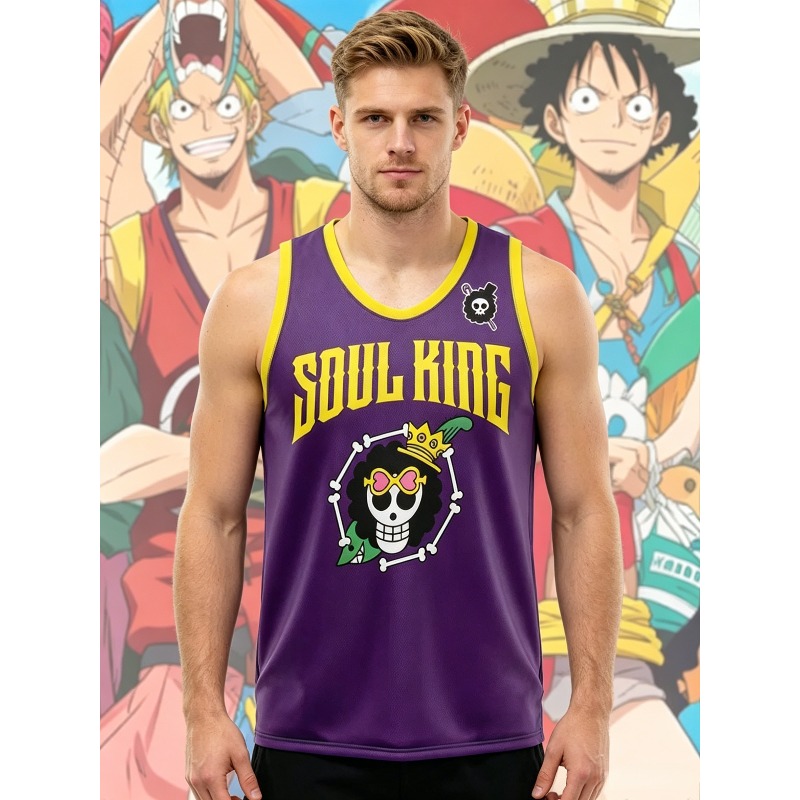 3D Printing One Piece - Soul King Basketball Jersey Tank Top