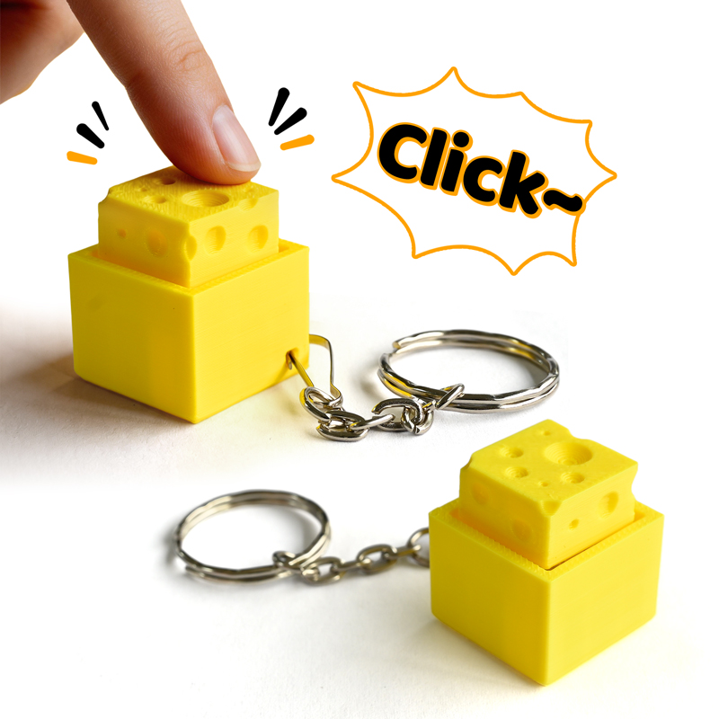 3D Printed Cheesy Key Fidget C - 3D Printing Keyboard ulasan dan harga