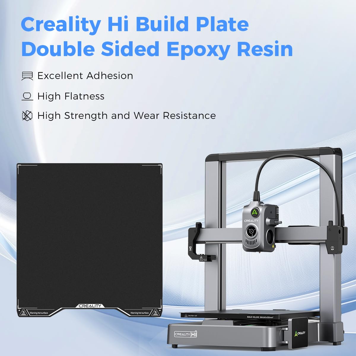 Creality Hi Epoxy Resin Build  - 3D Printer Bed Spring ulasan dan harga