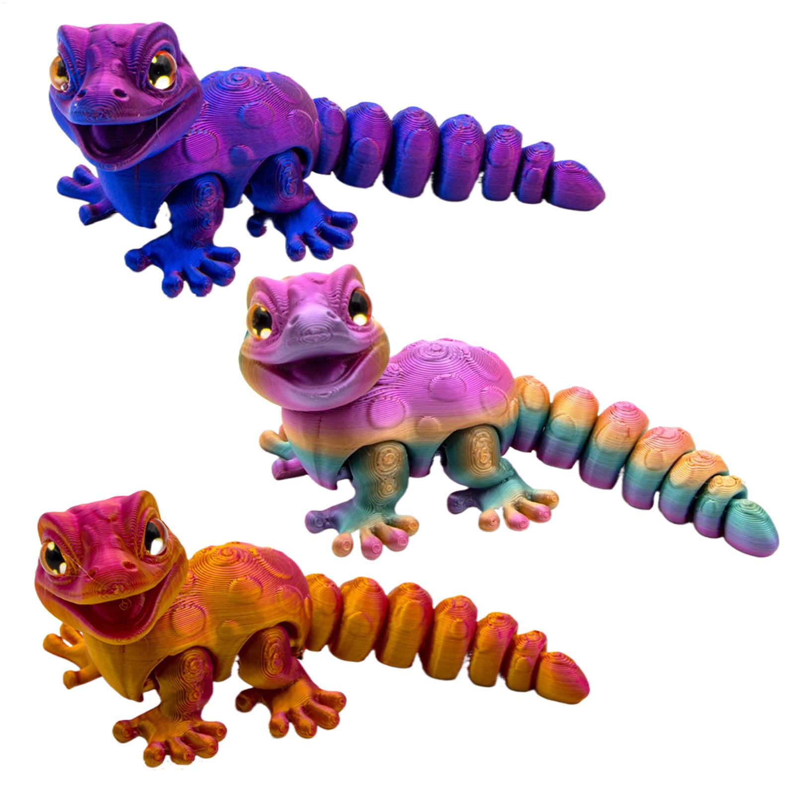 3D Printed Gecko Figurine Liza - 3D Printing Lizard ulasan dan harga