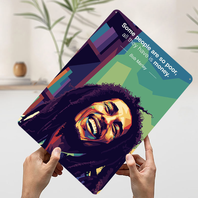 Bob Marley Quote Pop Art 3D Pr - 3D Printing Quote ulasan dan harga