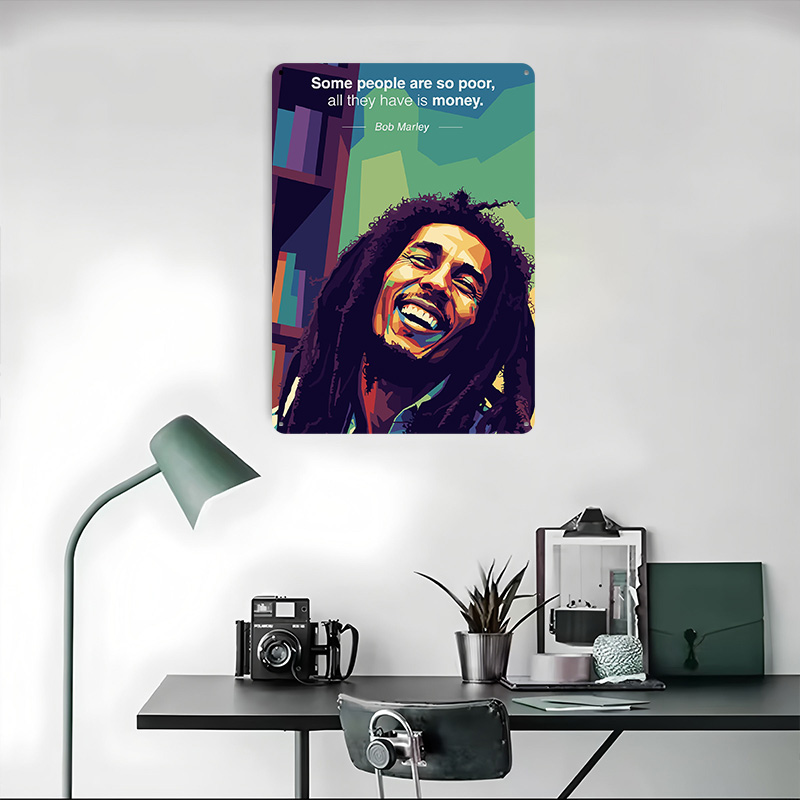 Bob Marley Quote Pop Art 3D Pr - 3D Printing Quote ulasan dan harga