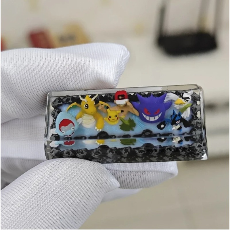 Pokemon Anime Keycaps 1U 1.25U - 3D Printing Keyboard ulasan dan harga