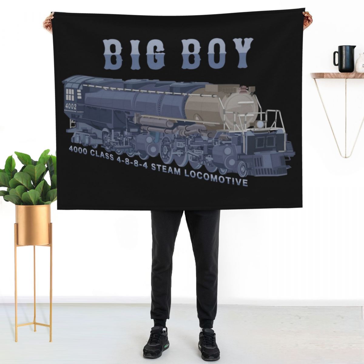 Big Boy Steam Train 4000 Class - 3D Printing Diagram ulasan dan harga