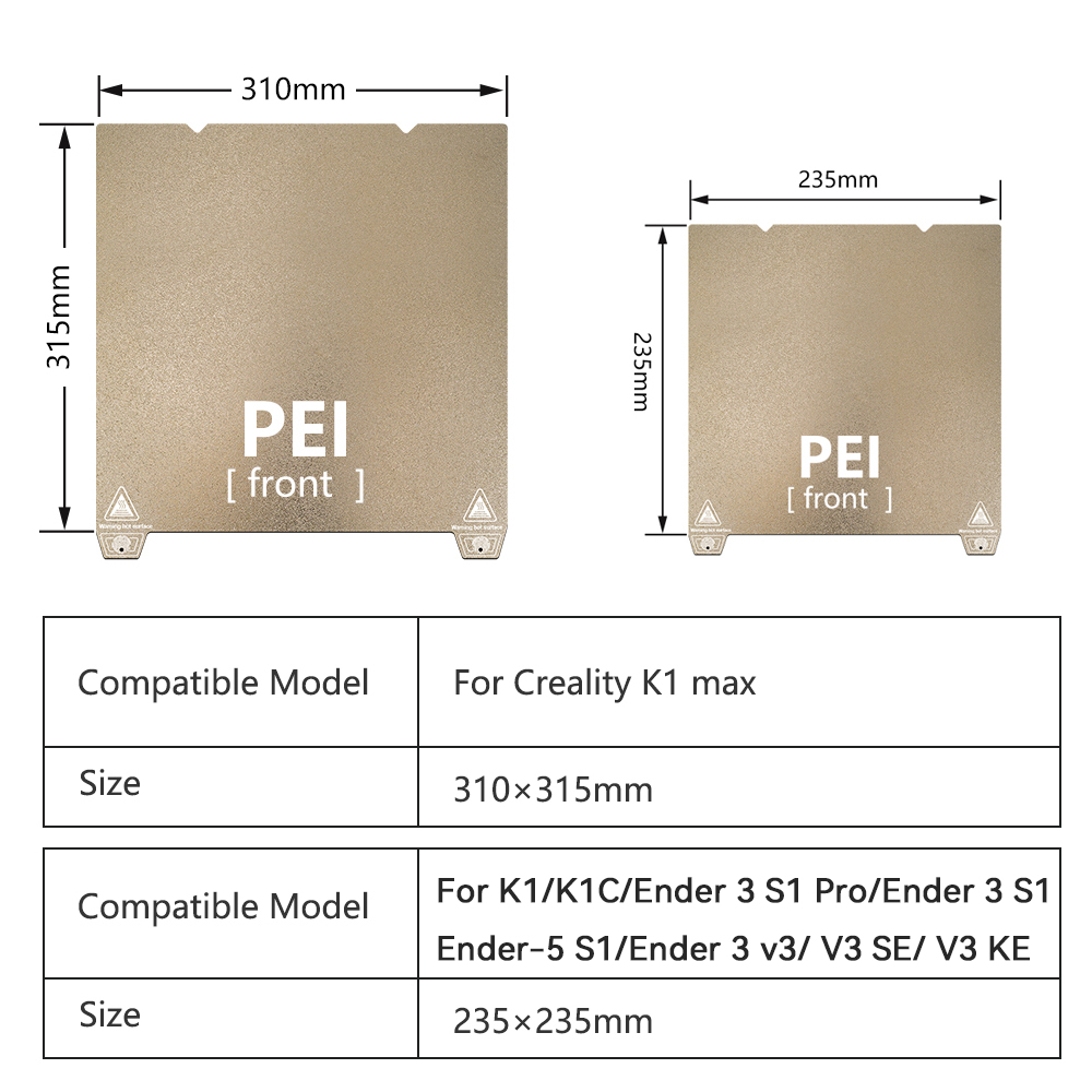 K1 Max Build Plate For Crealit - 3D Printer Bed Spring ulasan dan harga