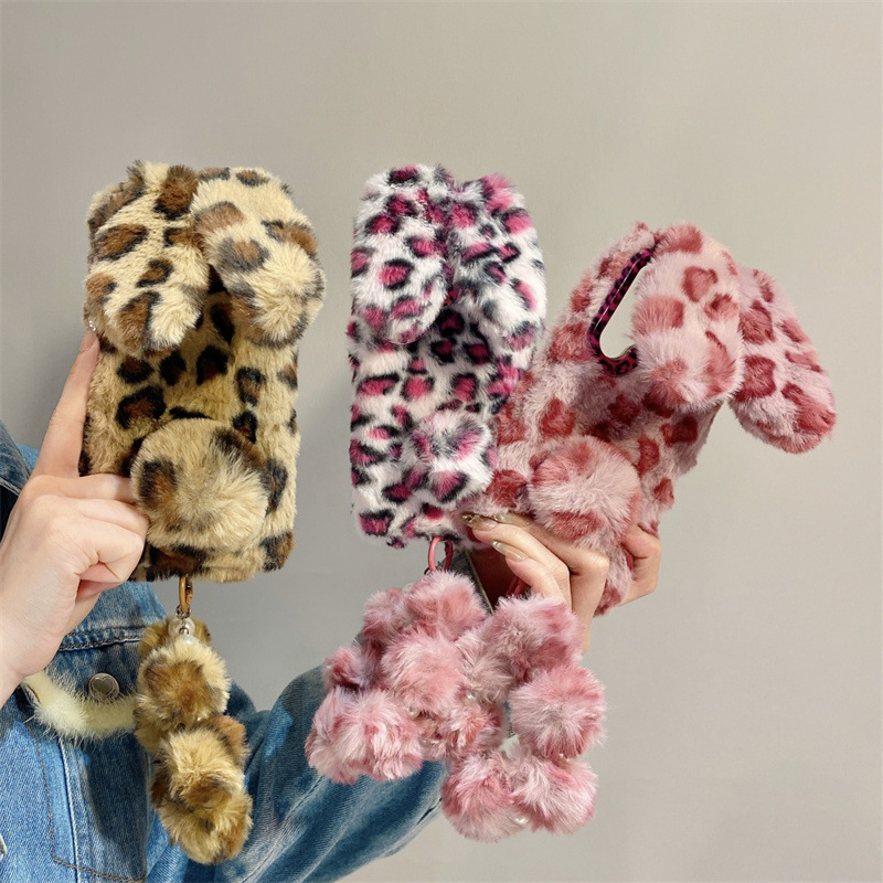 Luxury 3D Leopard Print Rabbit - 3D Printing Case ulasan dan harga