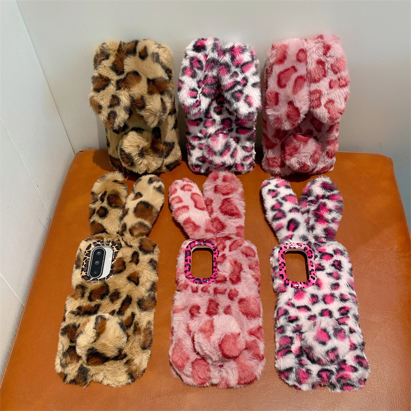 Luxury 3D Leopard Print Rabbit - 3D Printing Case ulasan dan harga