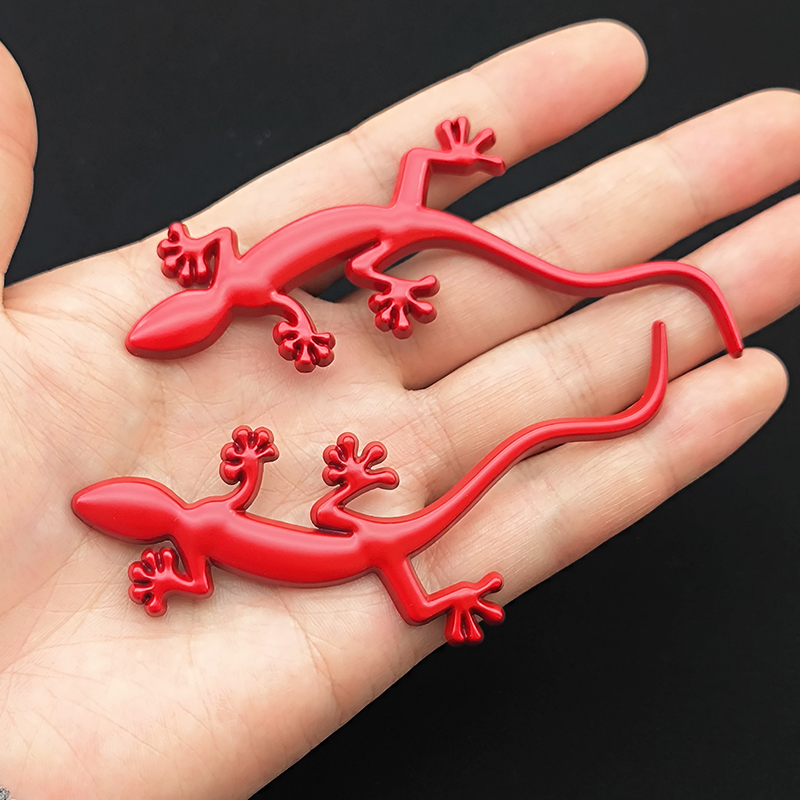 2pcs 3D Metal Lizard Gecko Bad - 3D Printing Lizard ulasan dan harga
