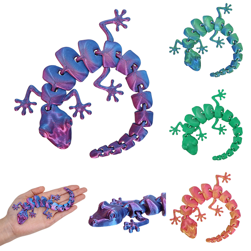 3D Printed Lizard Gecko Flexib - 3D Printing Lizard ulasan dan harga