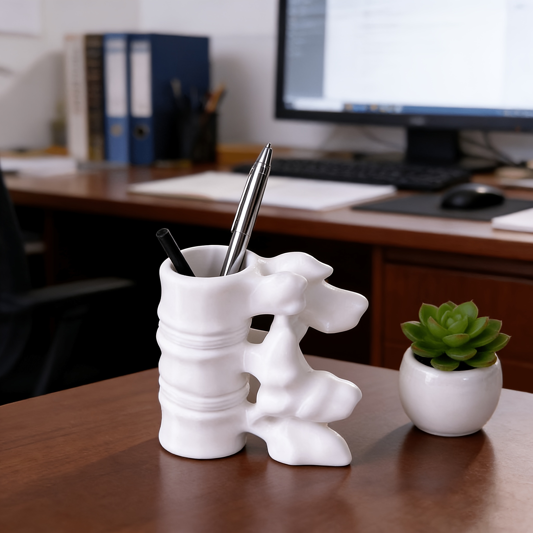 1-Piece Spine-Shaped Pen Holde - 3D Printing Orthopedics ulasan dan harga