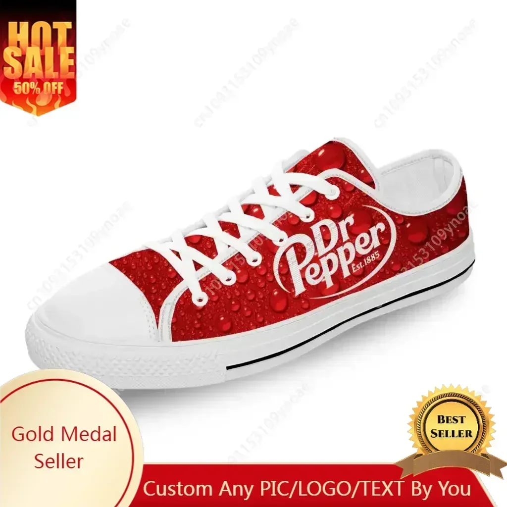 DR Pepper Low Top Sneakers Men - 3D Printing Nylon ulasan dan harga