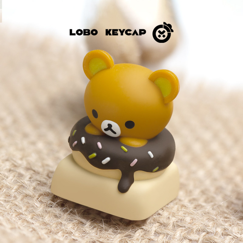 Cute Rilakkuma Resin Donut The - 3D Printing Keyboard ulasan dan harga