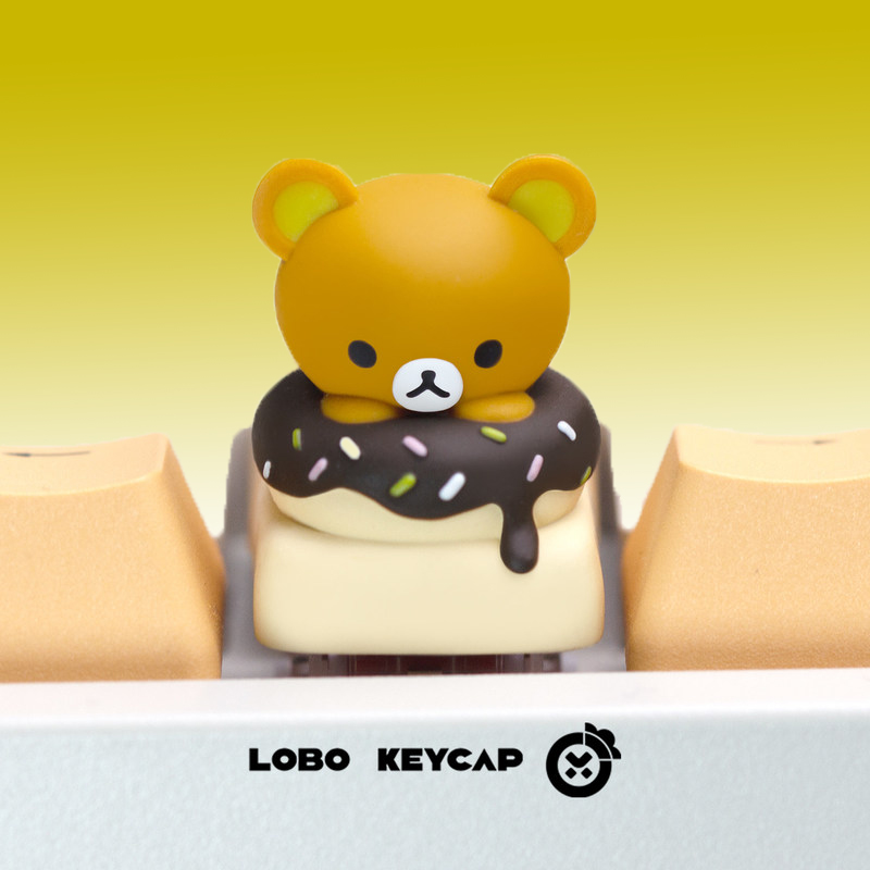 Cute Rilakkuma Resin Donut The - 3D Printing Keyboard ulasan dan harga