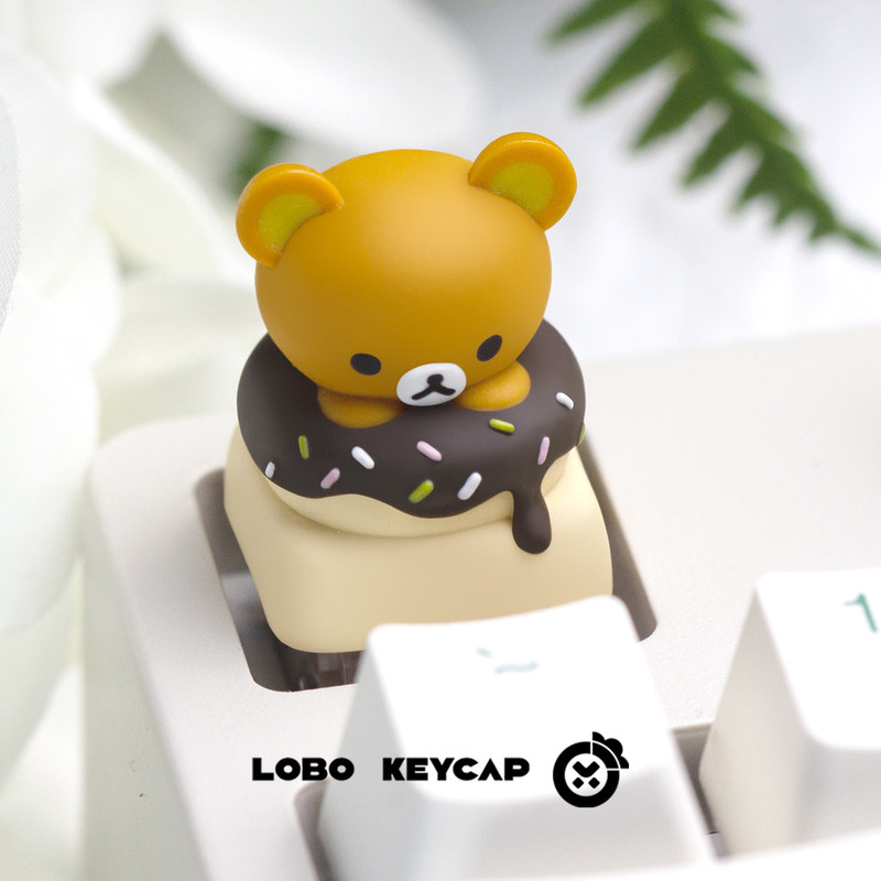 Cute Rilakkuma Resin Donut The - 3D Printing Keyboard ulasan dan harga