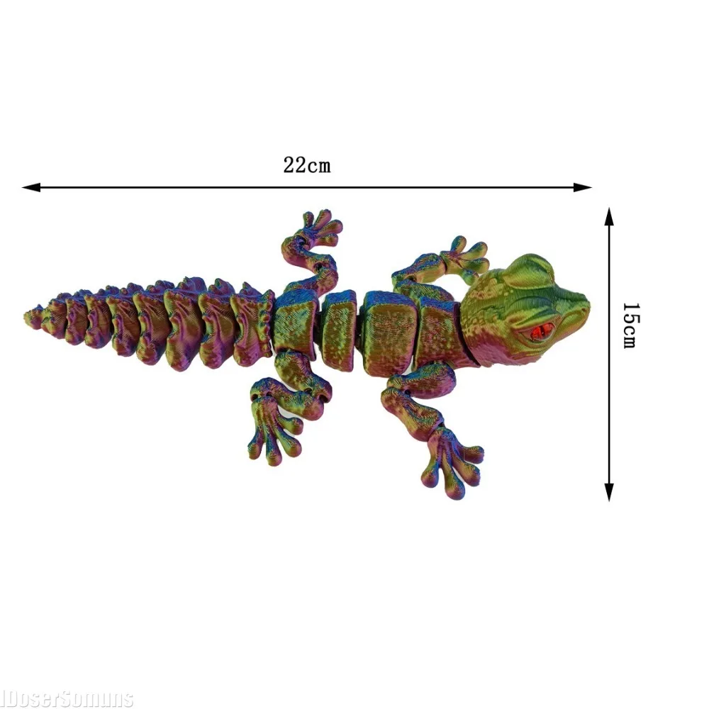 3D Printed Full Articulated Li - 3D Printing Lizard ulasan dan harga