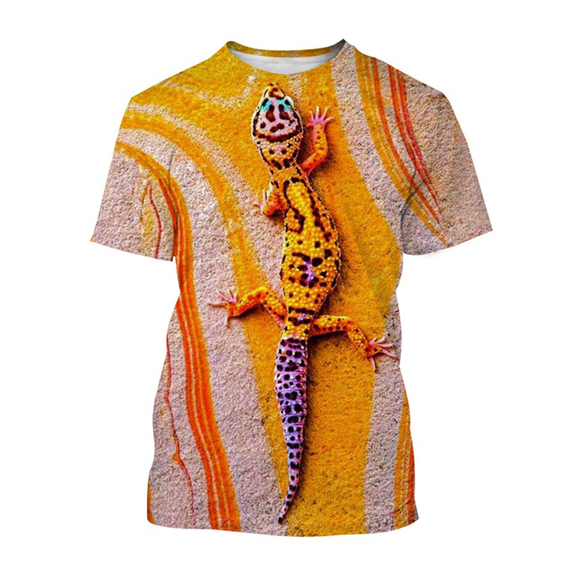 3D Printed Cool Lizard T-Shirt - 3D Printing Lizard ulasan dan harga