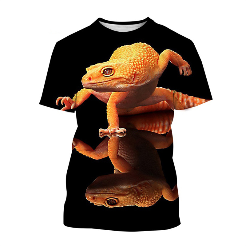 3D Printed Cool Lizard T-Shirt - 3D Printing Lizard ulasan dan harga