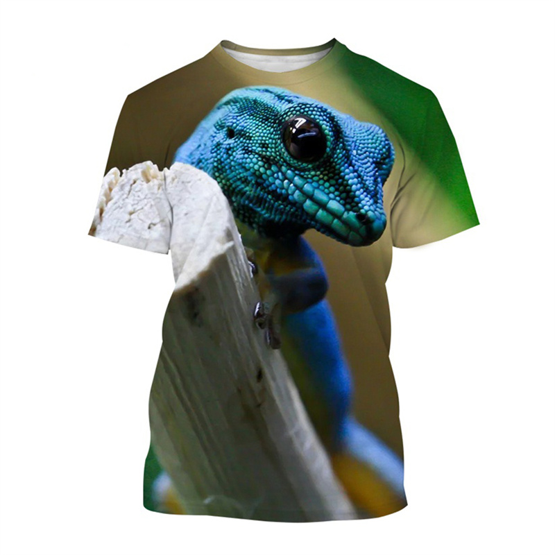 3D Printed Cool Lizard T-Shirt - 3D Printing Lizard ulasan dan harga