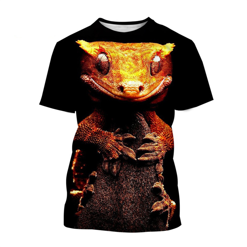 3D Printed Cool Lizard T-Shirt - 3D Printing Lizard ulasan dan harga