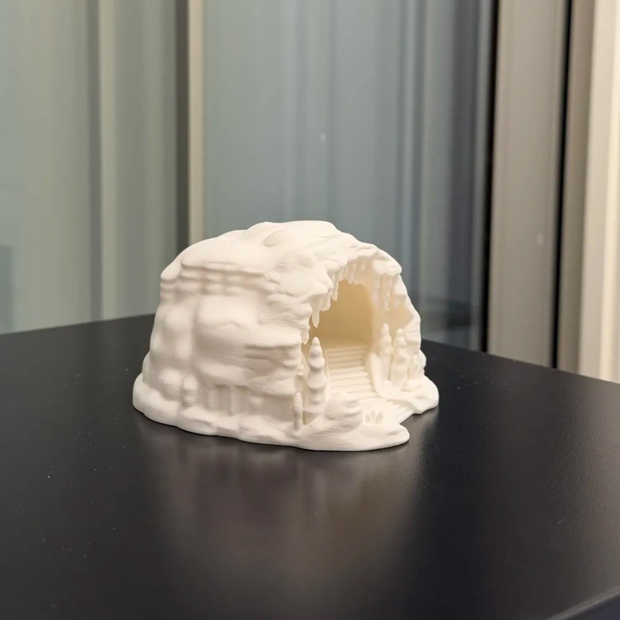 Ice Cave Reptile Hideout Terra - 3D Printing Lizard ulasan dan harga