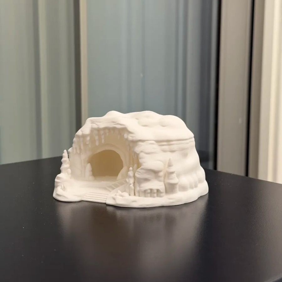 Ice Cave Reptile Hideout Terra - 3D Printing Lizard ulasan dan harga