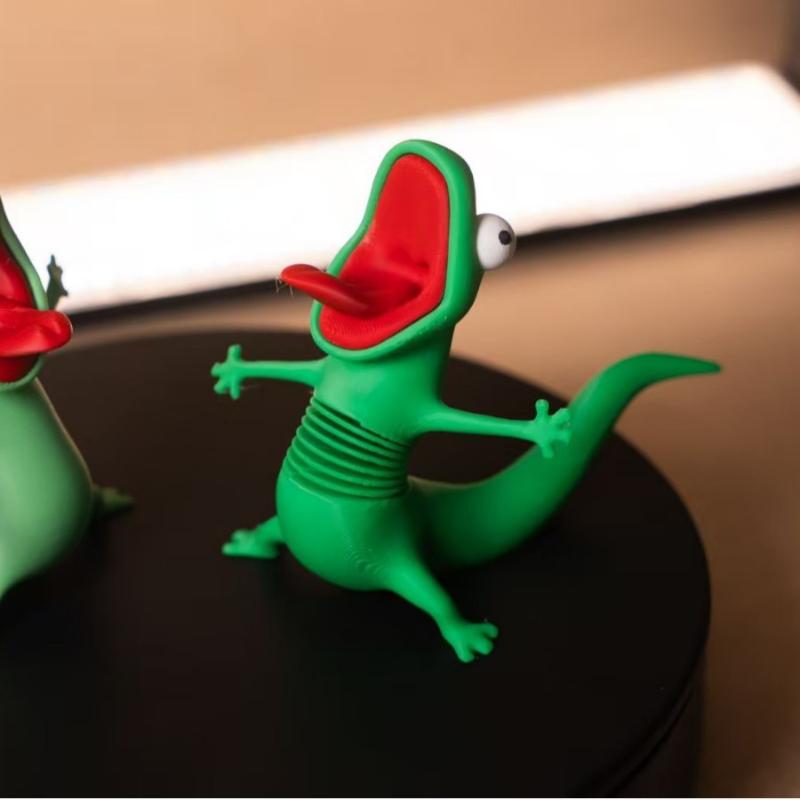 2026 New 3D Printed Cute Green - 3D Printing Lizard ulasan dan harga