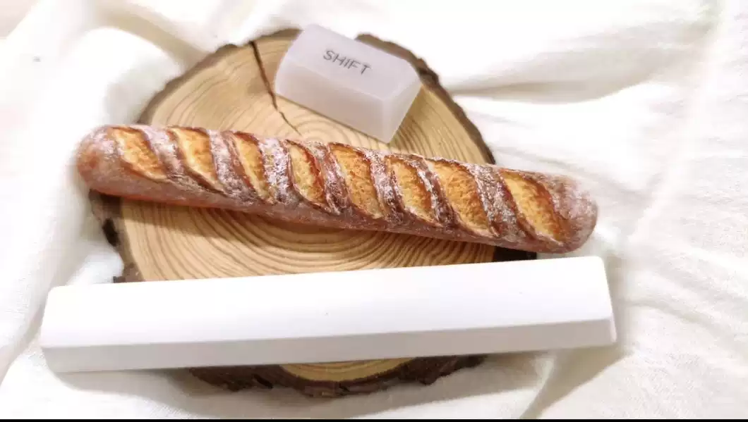 Baguette Food Artisan Spacebar - 3D Printing Keyboard ulasan dan harga