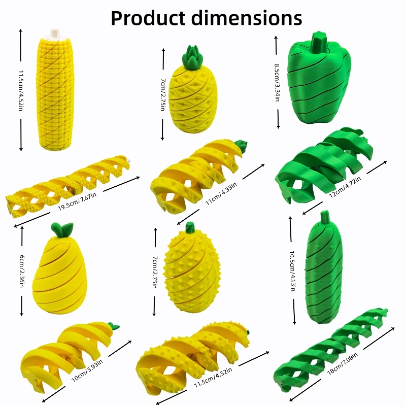 3D Printed Fruit and Vegetable - 3D Printing Household Items ulasan dan harga