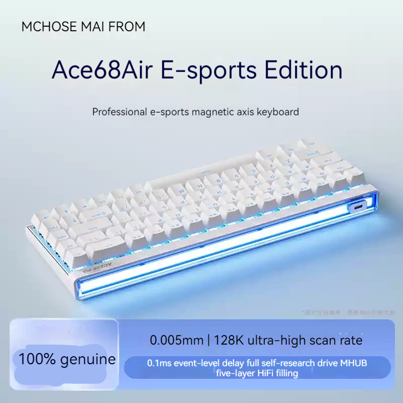 Mchose Ace68 Air Magnetic Axis - 3D Printing Keyboard ulasan dan harga