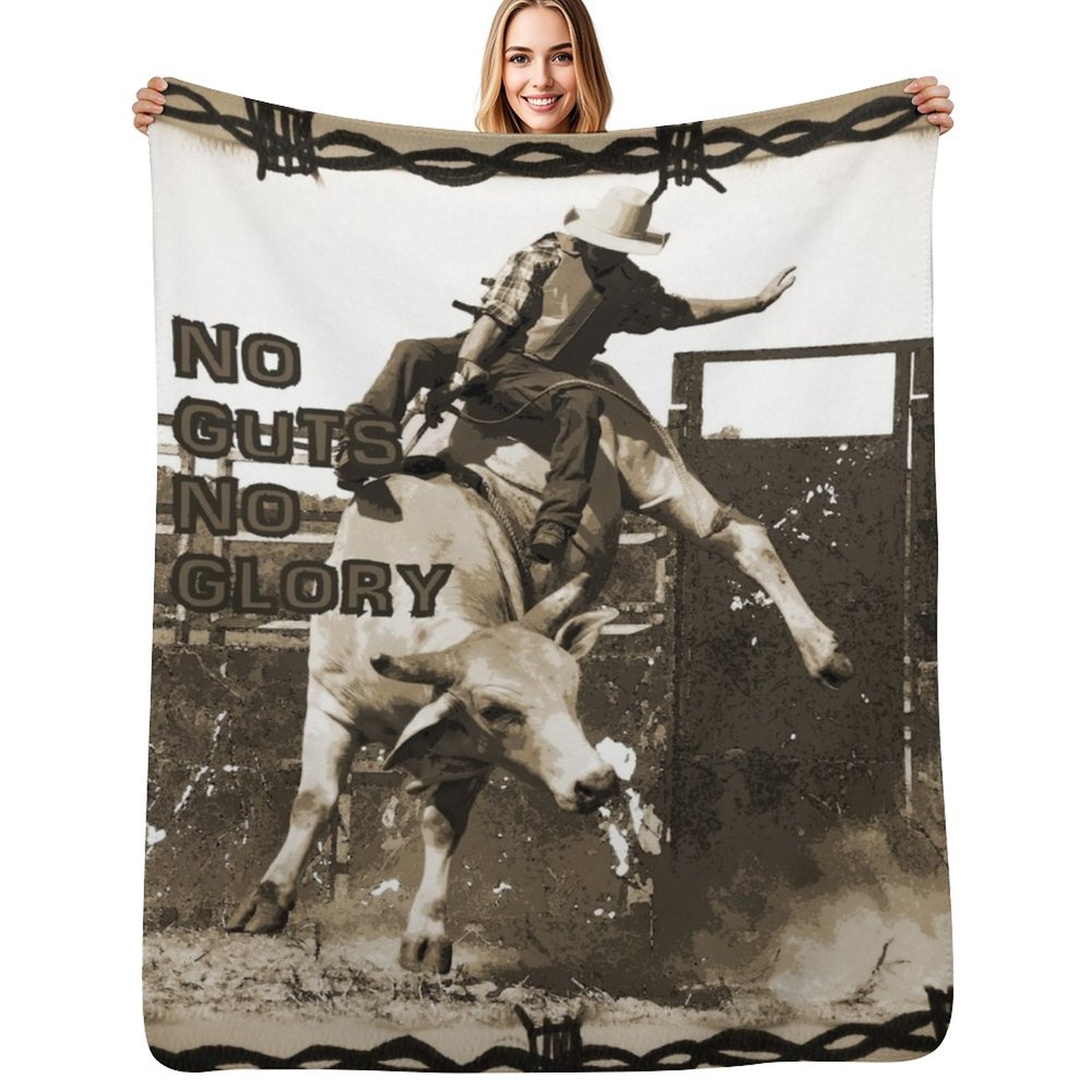 BULL RIDER, RODEO QUOTES ART A - 3D Printing Quote ulasan dan harga