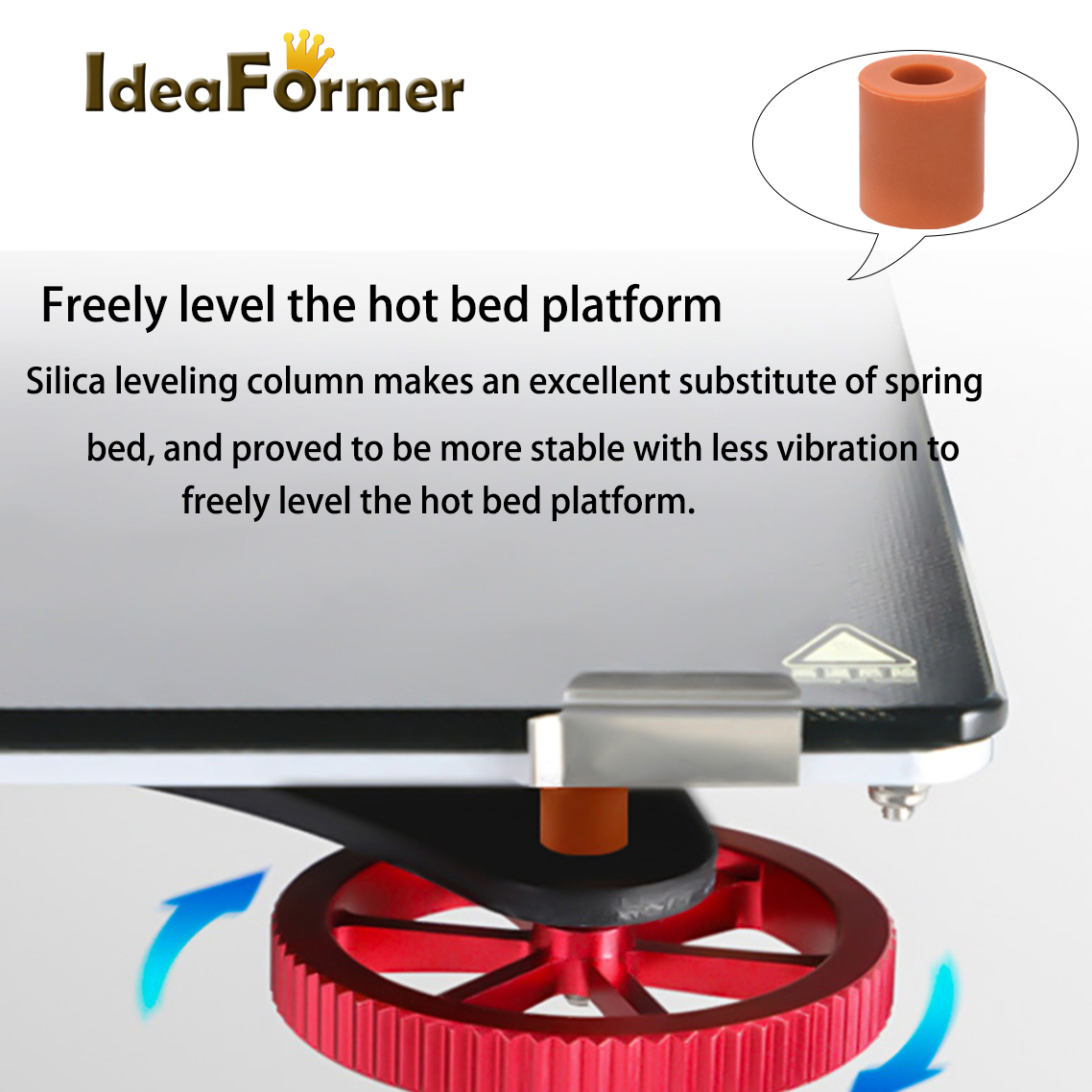 IdeaFormer 4Pcs High Temperatu - 3D Printer Bed Spring ulasan dan harga